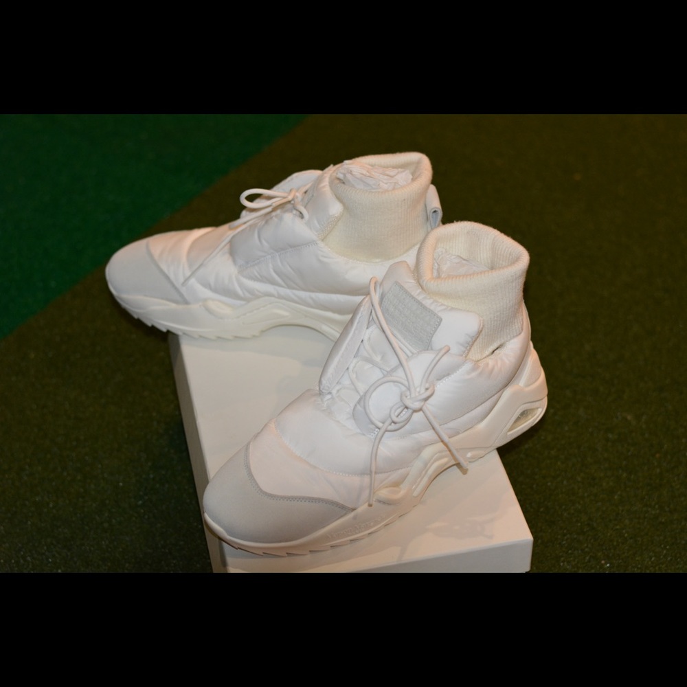 Maison Margiela White Ankle Sneakers